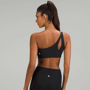 Lululemon Ribbed Nulu Asymmetrical Yoga Bra
